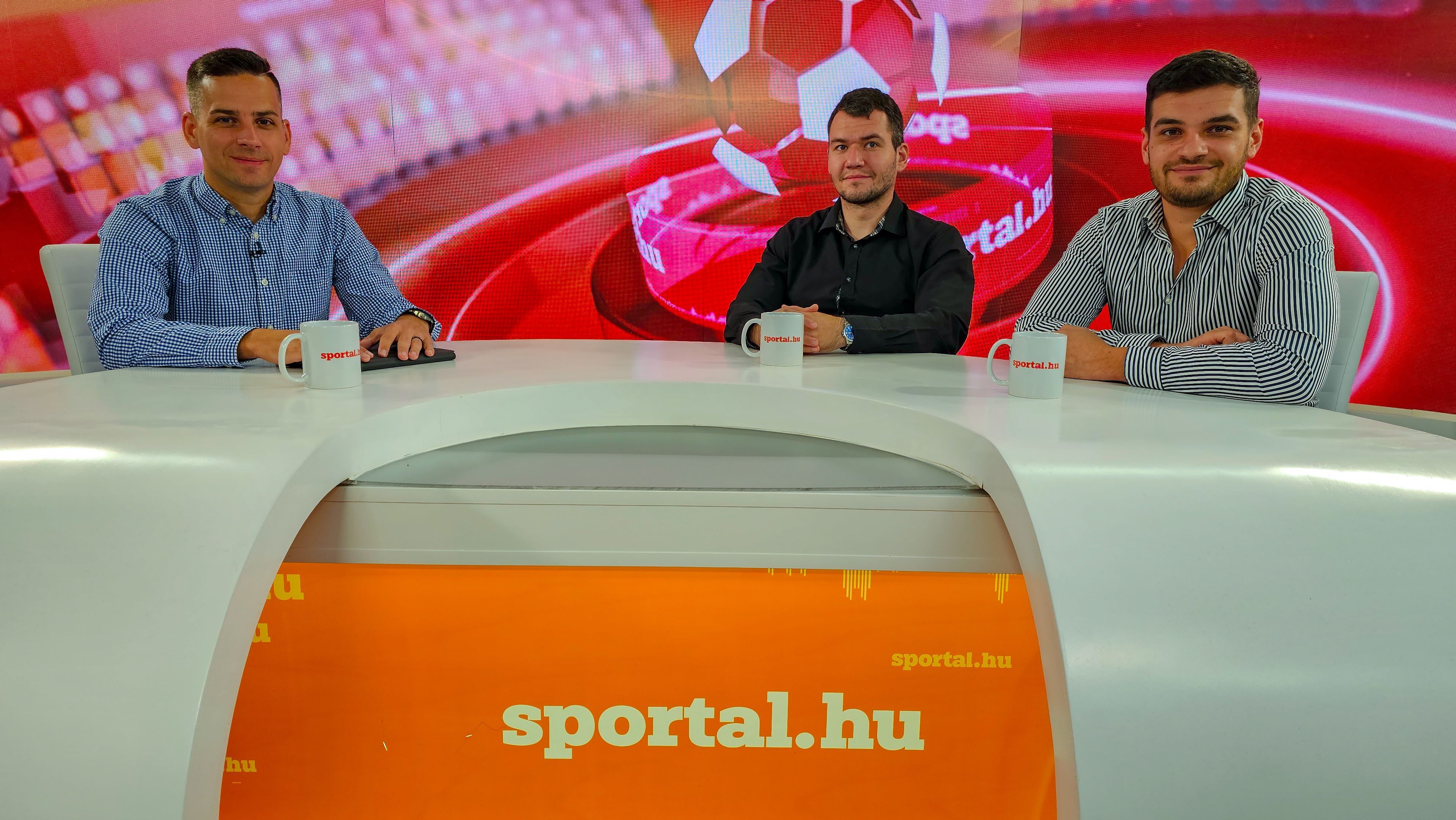 HazaiPálya – a Sportál Tv stúdiójában: Cselleng Ádám, Nagy Béla és Cseh Benjámin