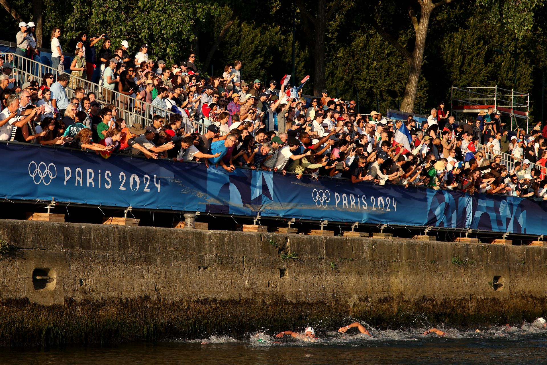 Mint minden sportág minden versenyén, itt is rengetegen szurkoltak (Fotó: Getty Images)