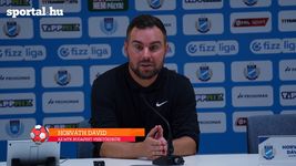 Horváth Dávid értékelése az MTK–DVTK mérkőzés után