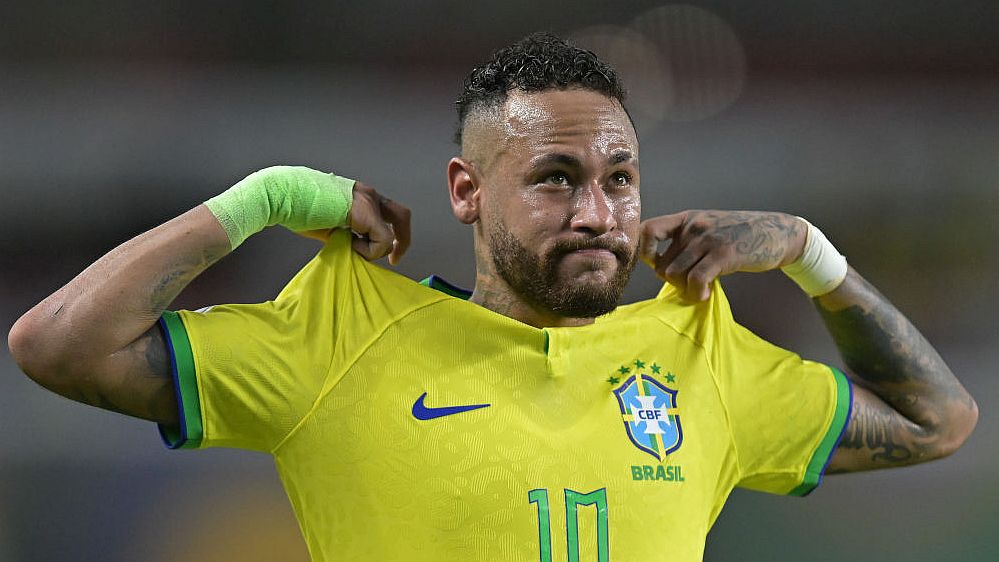 Neymar 79 gólos a válogatottban
