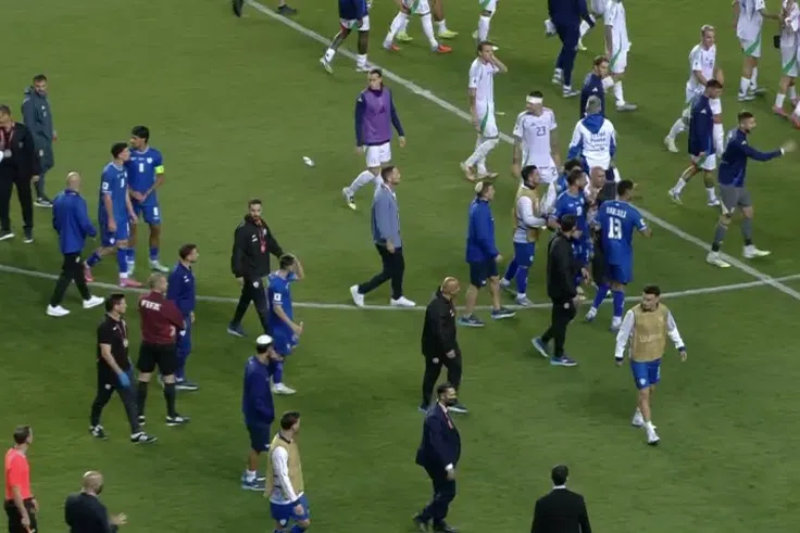 Gattuso dühkitörése az Izrael elleni győzelem után