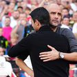 „Hálás vagyok a srácoknak” – Guardiola az Arsenal elleni vereség után