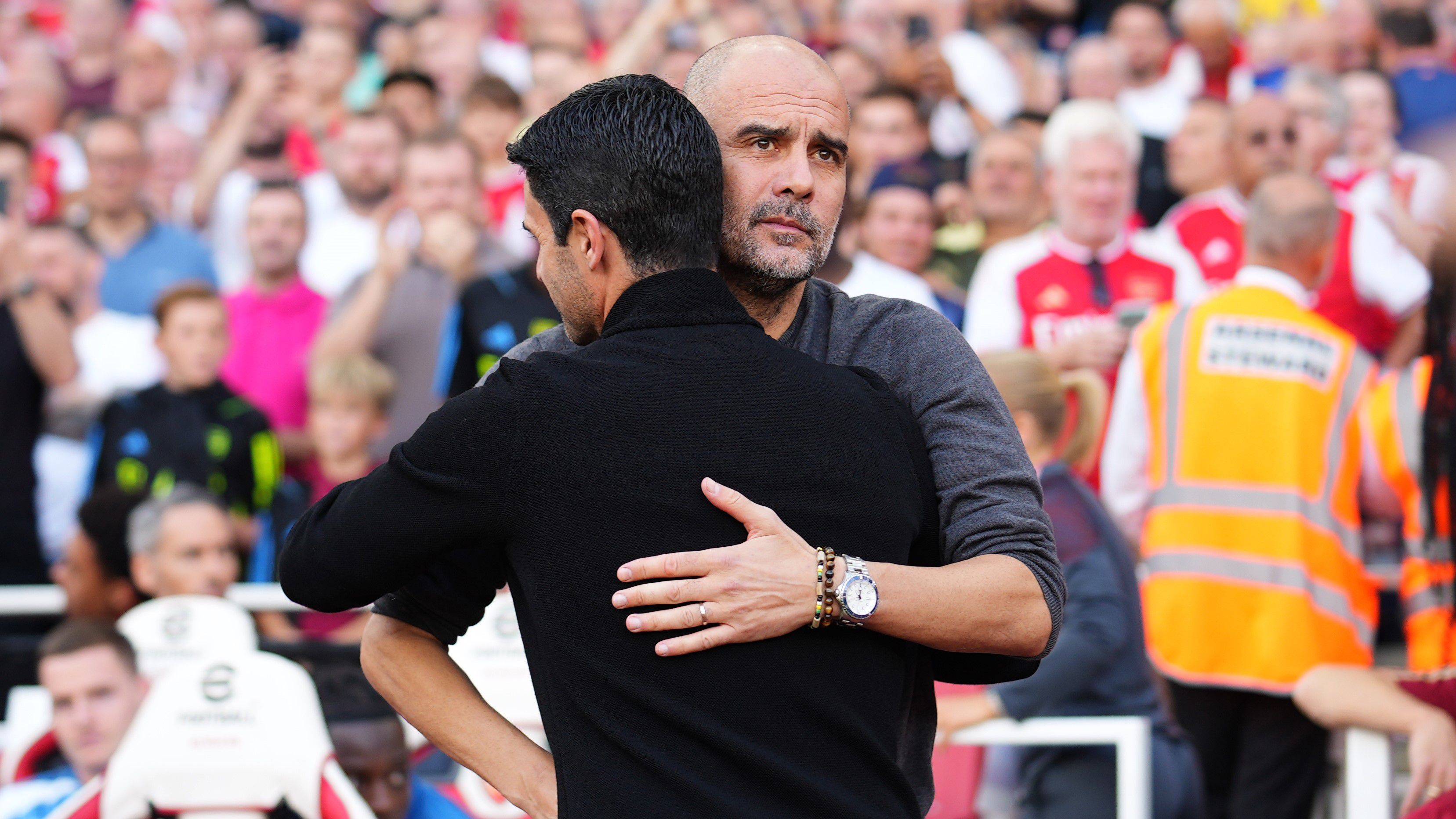 „Hálás vagyok a srácoknak” – Guardiola az Arsenal elleni vereség után