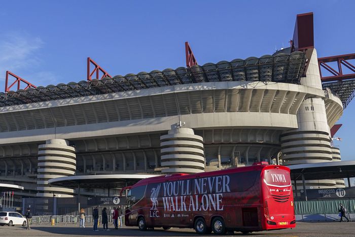 A Giuseppe Meazza Stadionban lép pályára a Liverpool