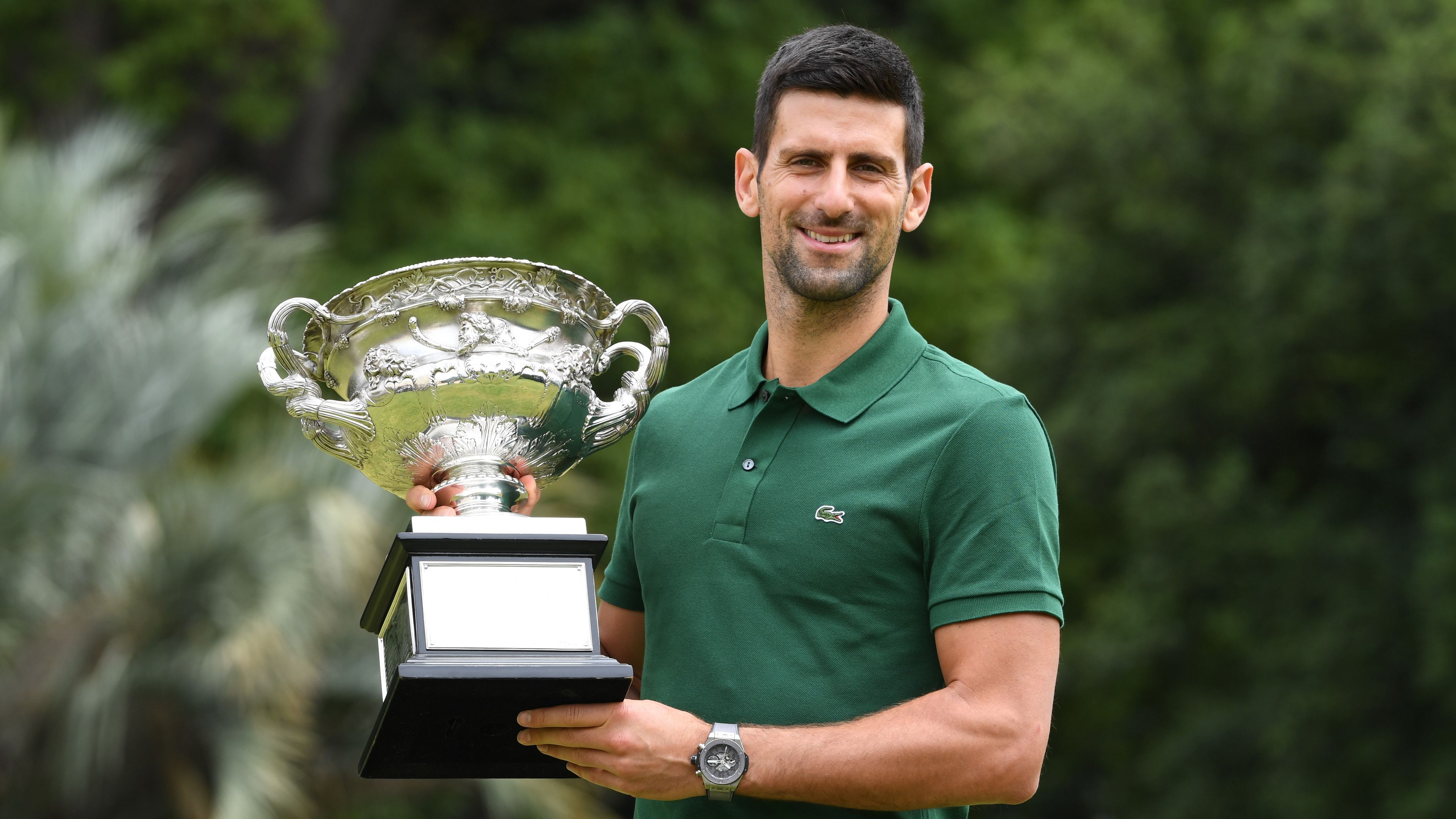 Tavaly is Djokovics mosolyoghatott a kupával... (Fotó: Getty Images)