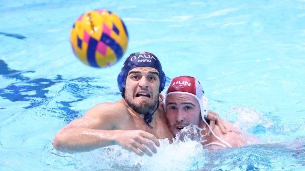 Nagy Ádámék szoros meccsen kaptak ki az olaszoktól (Fotó: waterpolo.hu)