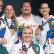 Európa-bajnoki aranyérmes a magyar női kerekesszékes tőrcsapat