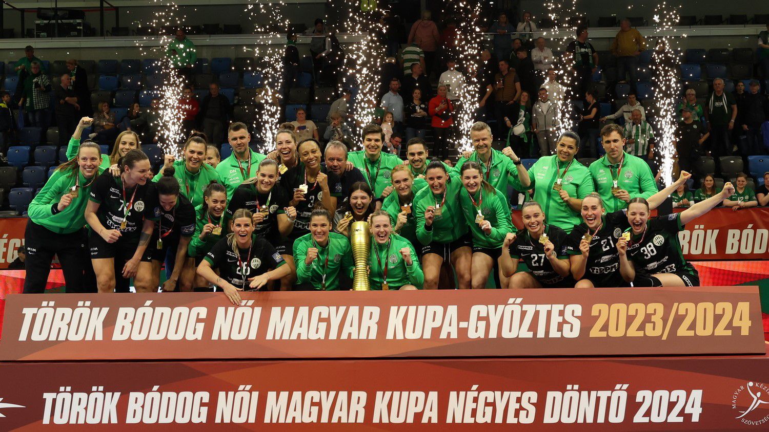2024-ben is a Ferencváros nyerte a női Magyar Kupát (Fotó: Pozsonyi Zita)