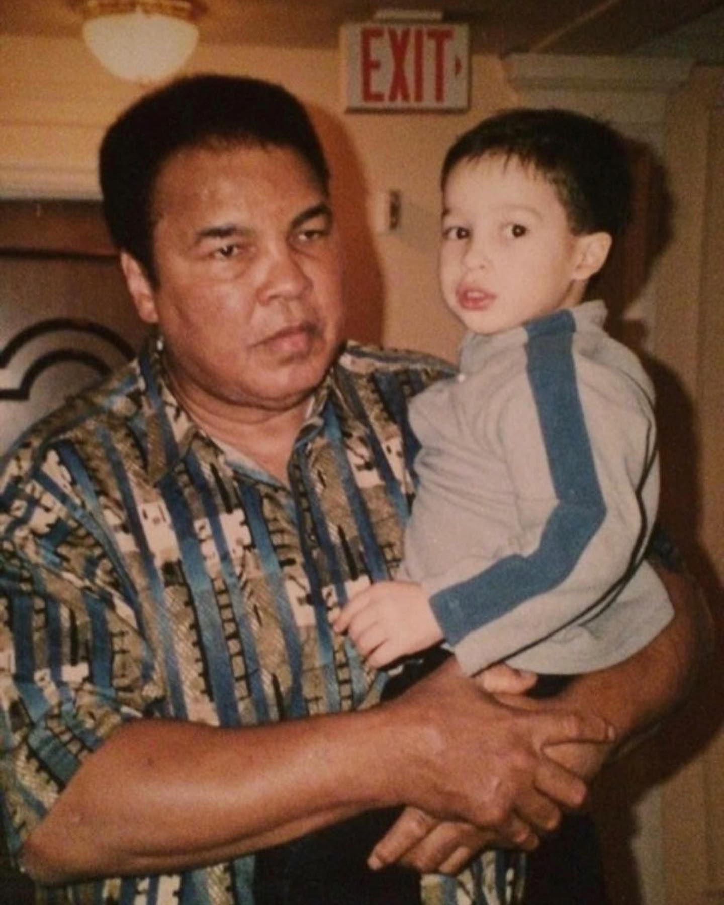A kis Biaggio még nagyapja karjaiban /Fotó: Instagram