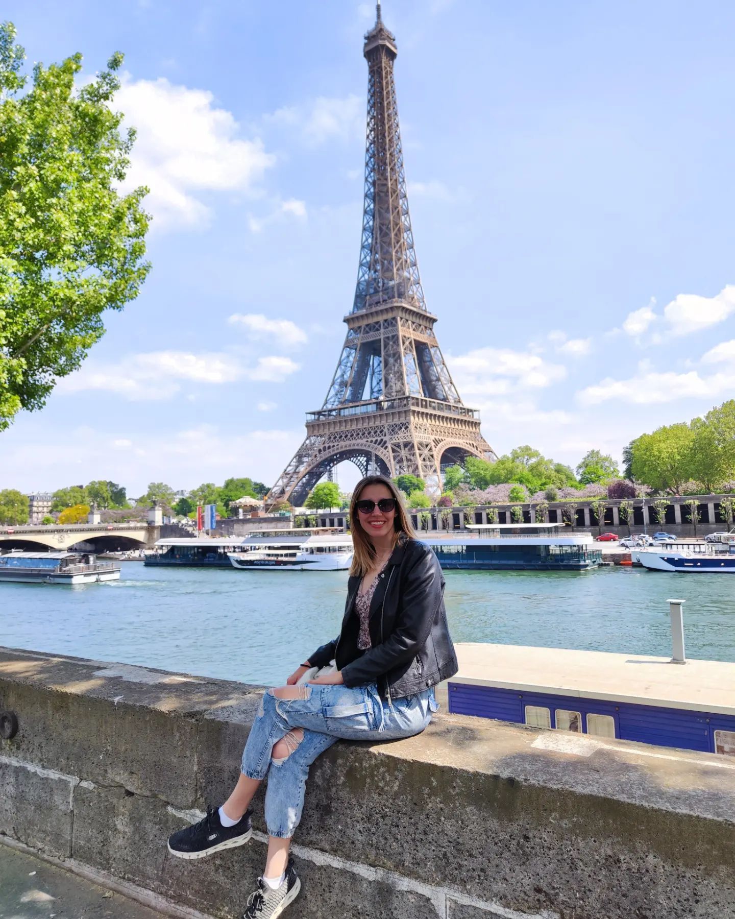 A kosarashölgy szeret utazni, Párizsban is járt már, de az idei olimpián sajnos legfeljebb csak turista lehet (Fotó: Instagram)