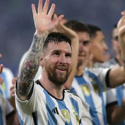 Lionel Messi lelkes fogadtatásban részesült Pekingben