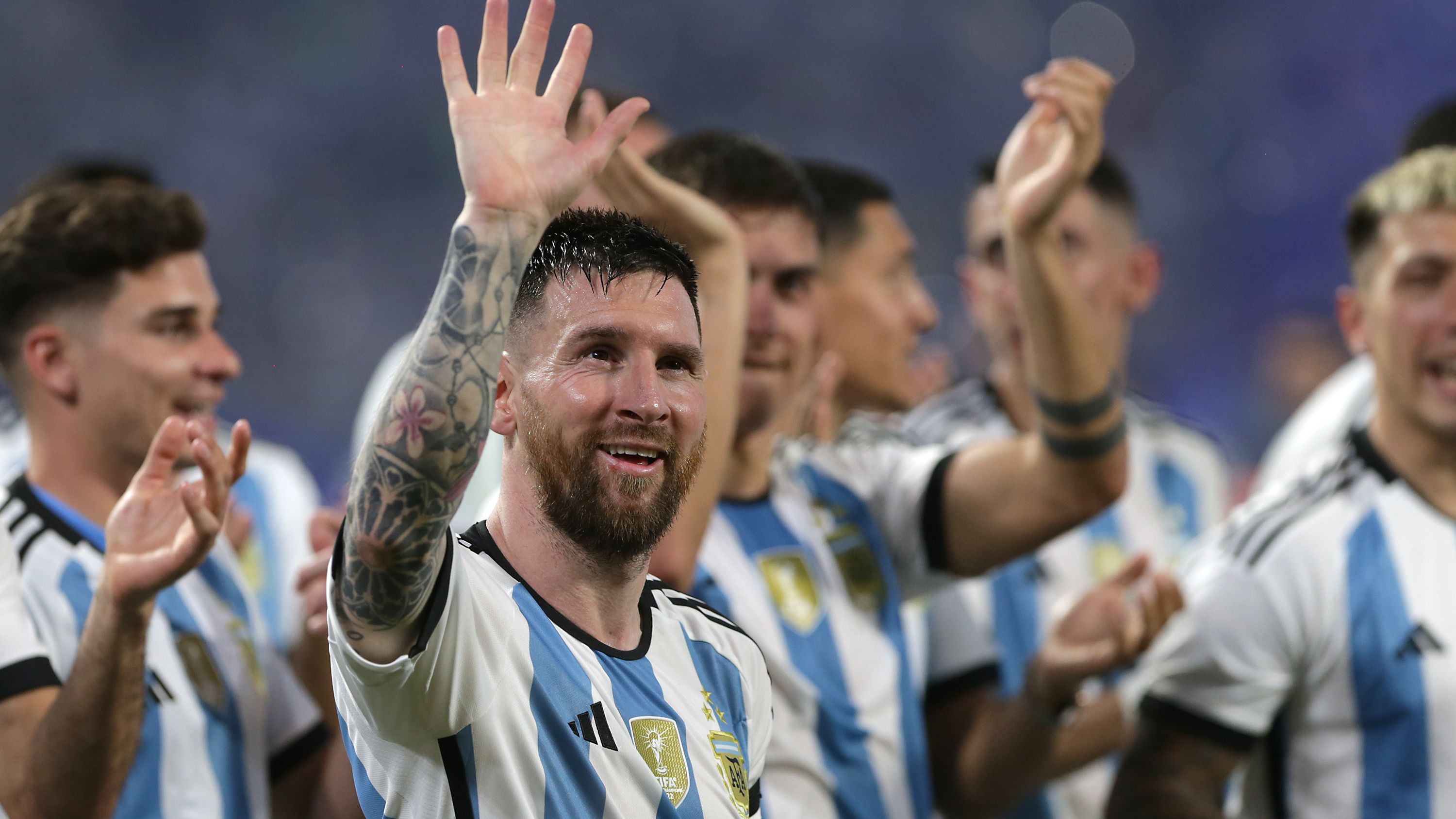 Lionel Messi lelkes fogadtatásban részesült Pekingben