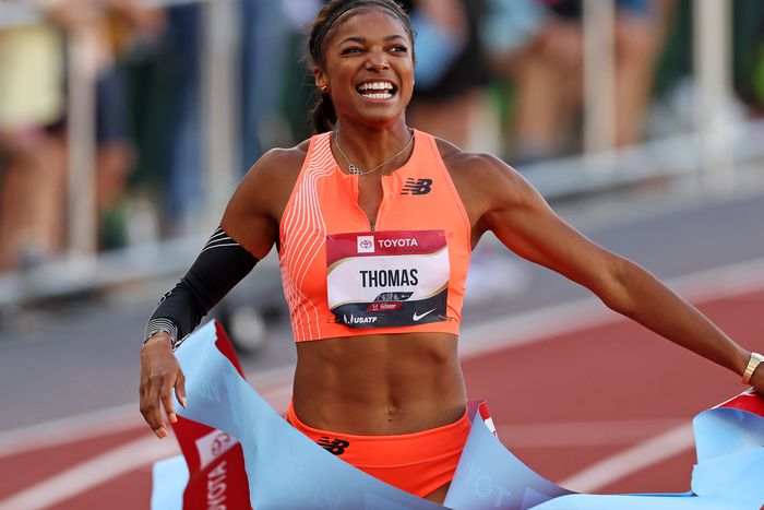 Gabby Thomasnak csupán 21.60 másodperc kellett ahhoz, hogy végig száguldja a 200 métert