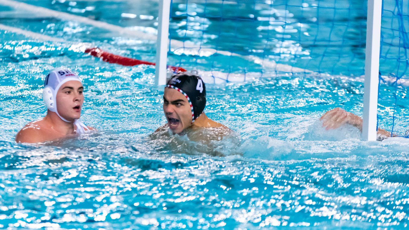 A szerbek ellen védte meg világbajnoki címét az U18-as magyar férfi vízilabda-válogatott (Fotó: waterpolo.hu)