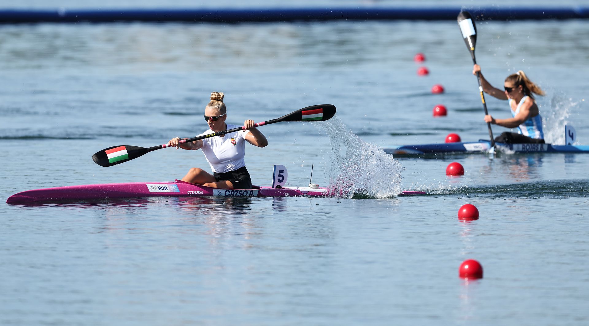 Gazsó Alida Dóra szombaton egy elődöntő megnyerésével melegített be (Fotó: Getty Images)