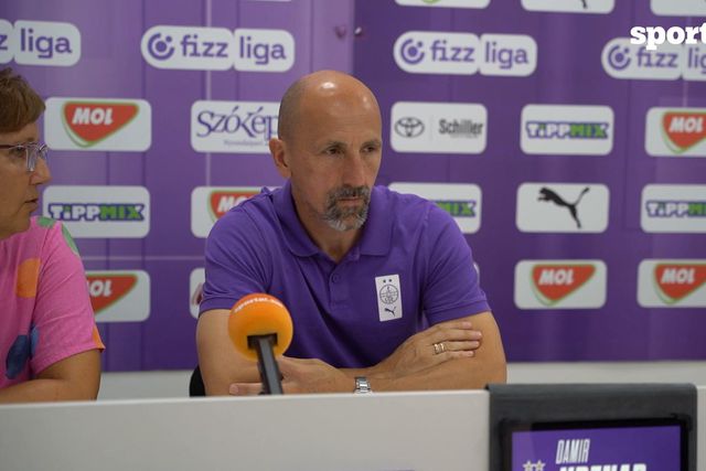 Damir Krznar értékelése az Újpest-Paks mérkőzés után