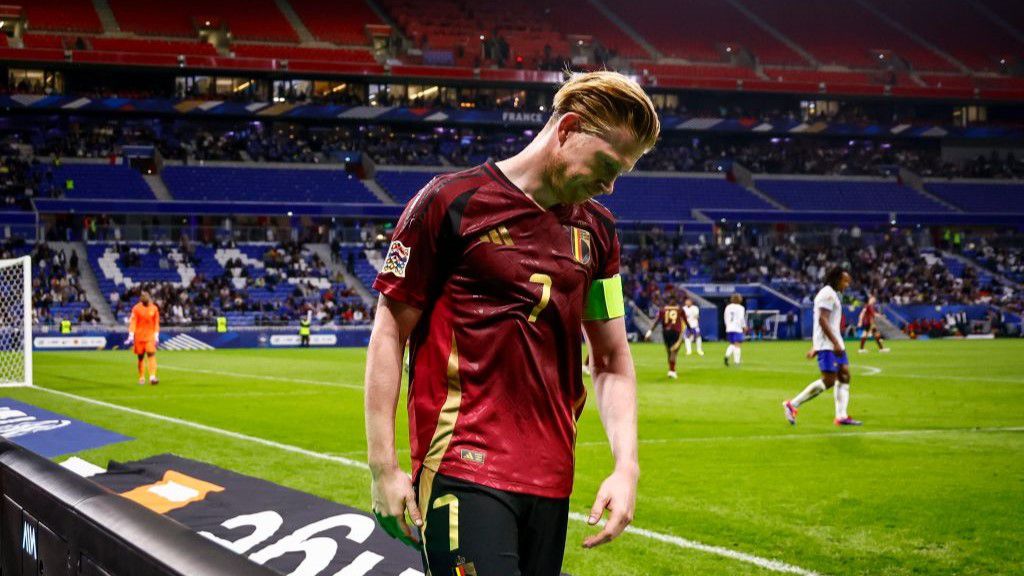 Kevin De Bruyne a csapattársai teljesítményét kritizálta a Franciaország ellen elszenvedett 2–0-s vereség után