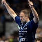 Michael Apelgren a szurkolóknak is köszönetet mondott (Fotó: pickhandball.hu)