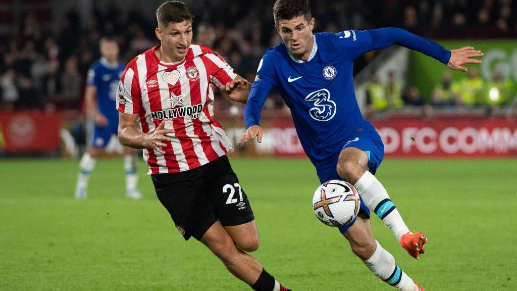 Christian Pulisic (jobbra) a Brentford után Wales, Anglia és Irán ellen is megmutathatja tudását. (Fotó: Getty Images)