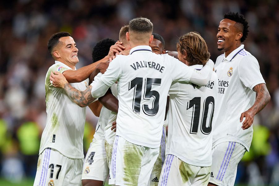 Két nyeretlen meccs után sikerült nyerni a Real Madridnak. A szoros végeredmény ellenére simán nyert Ancelotti csapata (Fotó: Getty Images)
