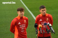 A magyar válogatott doorstep sajtótájékoztatója