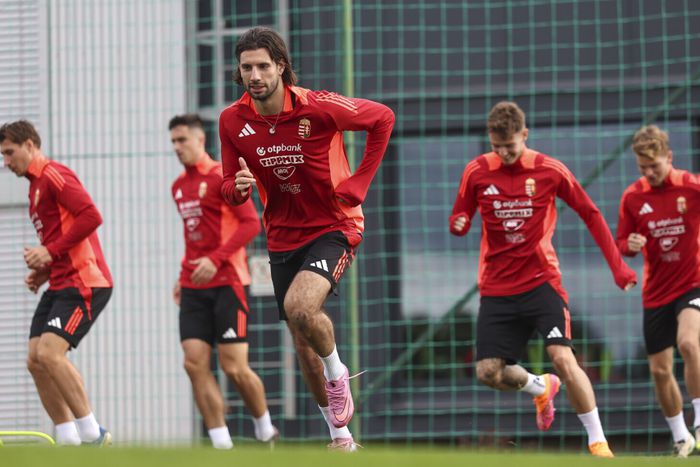 Csütörtökön már Jerevánban lép pályára a nemzeti csapat. Fotó: MLSZ