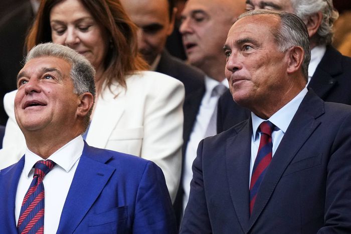 Joan Laporta elégedett a Barcelonával