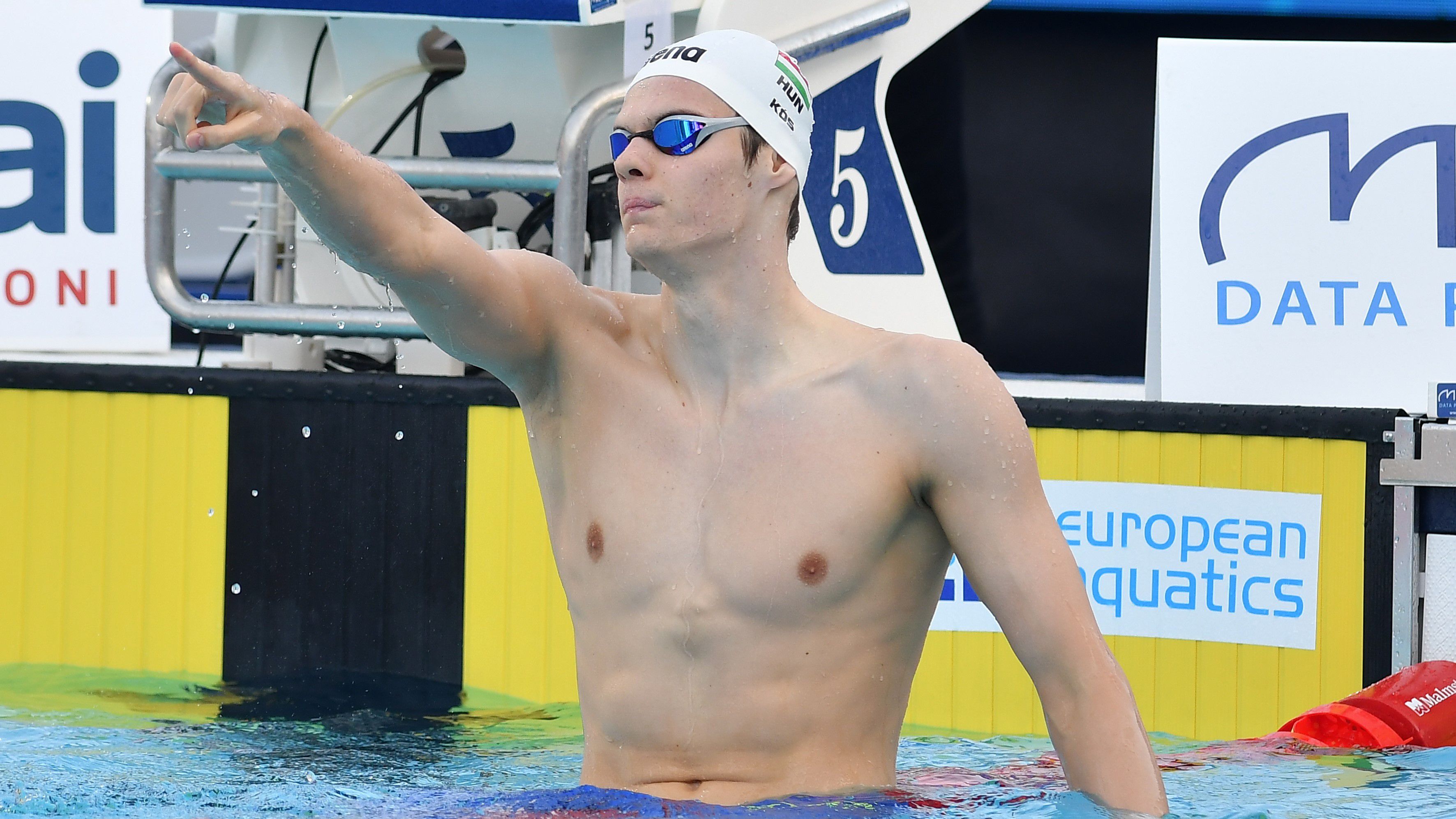 Nyáron Európa-bajnoki címet nyert, azóta pedig Amerikában készül a fiatal magyar úszó (Fotó: Getty Images)