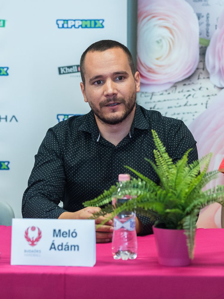 Meló Ádám, a Budaörs Handball ügyvezetője nyilatkozott a gyászról (Fotó: budaorshandball.hu / Pozsonyi Roland)