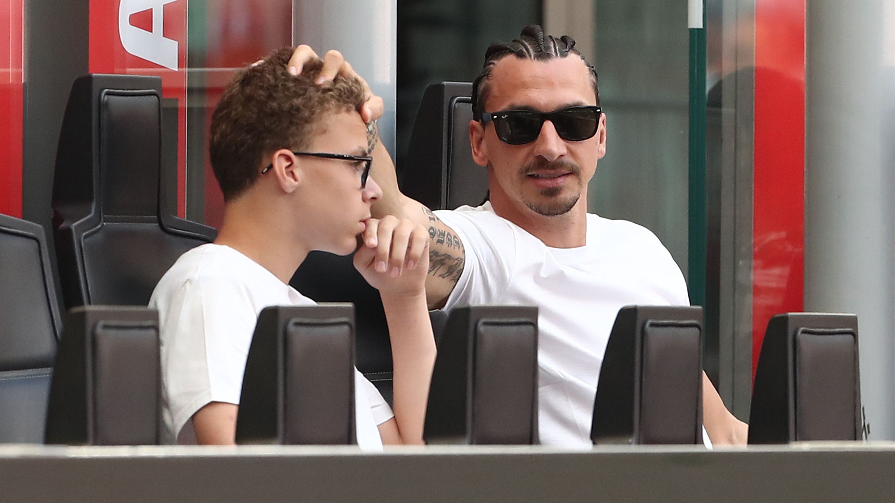 Vincent Ibrahimovic és édesapja, Zlatan