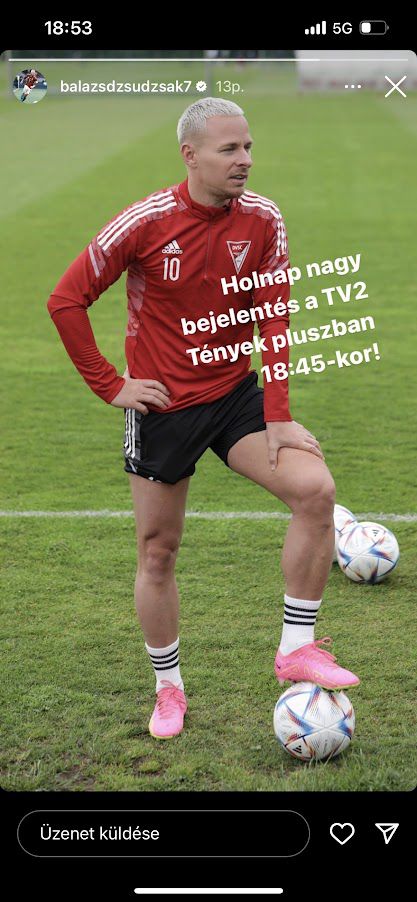 (Fotó: Instagram/dzsudzsakbalazs, képernyőfelvétel)