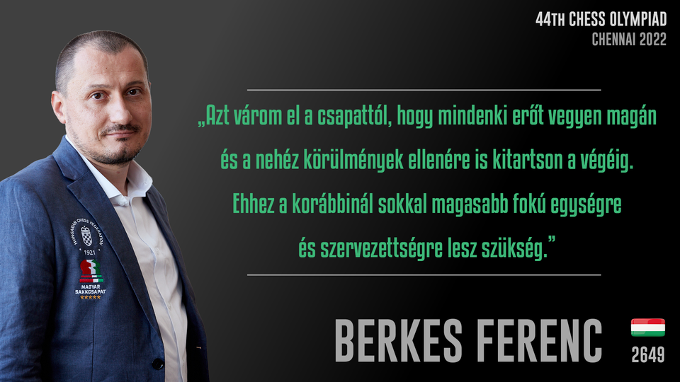 Ez a kép sokat elmond Berkes Ferenc mentalitásáról... (Fotó: chess.hu)