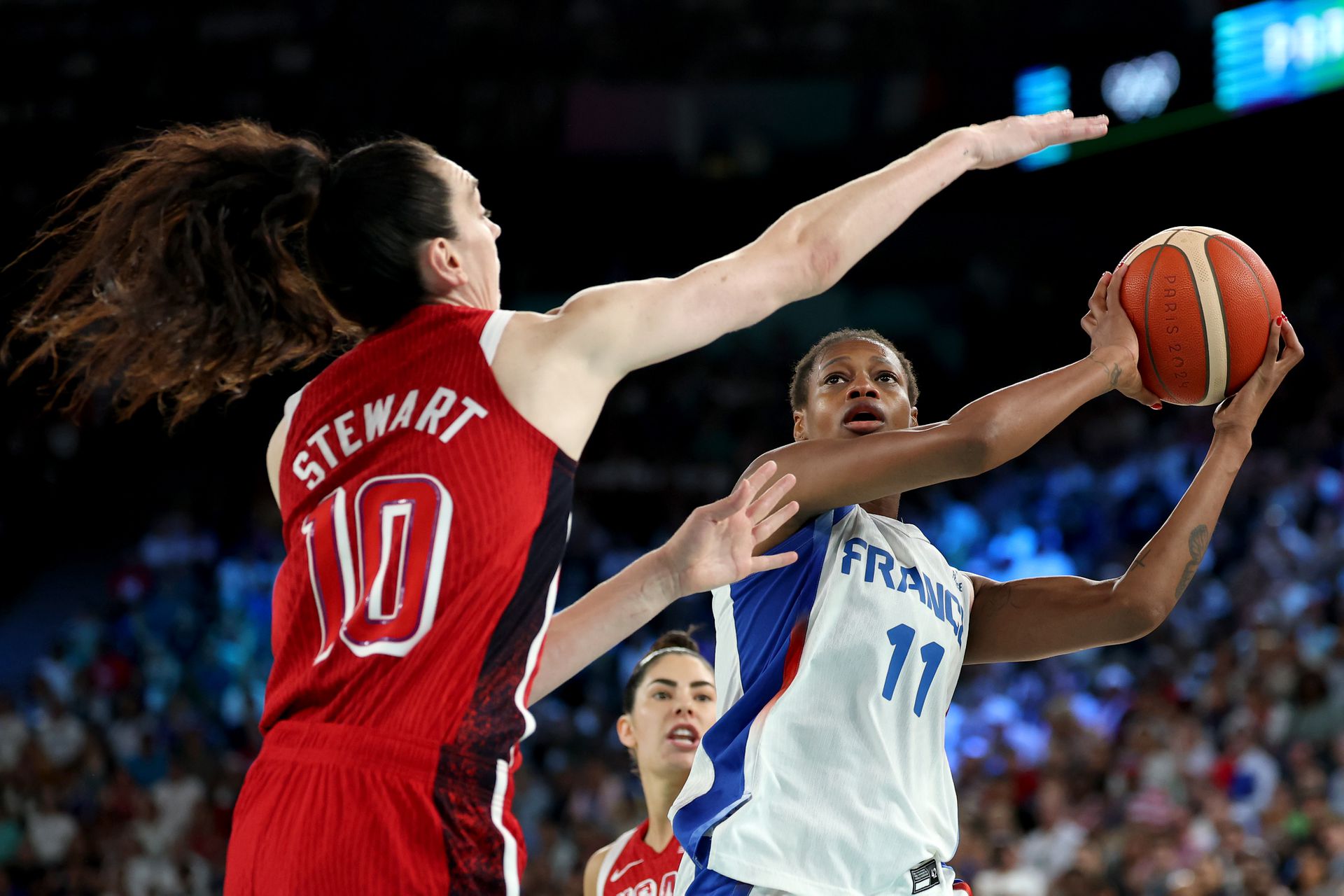 Valériane Ayayi vezérletével gyorsan ledolgozta hátrányát Franciaország (Fotó: Getty Images)