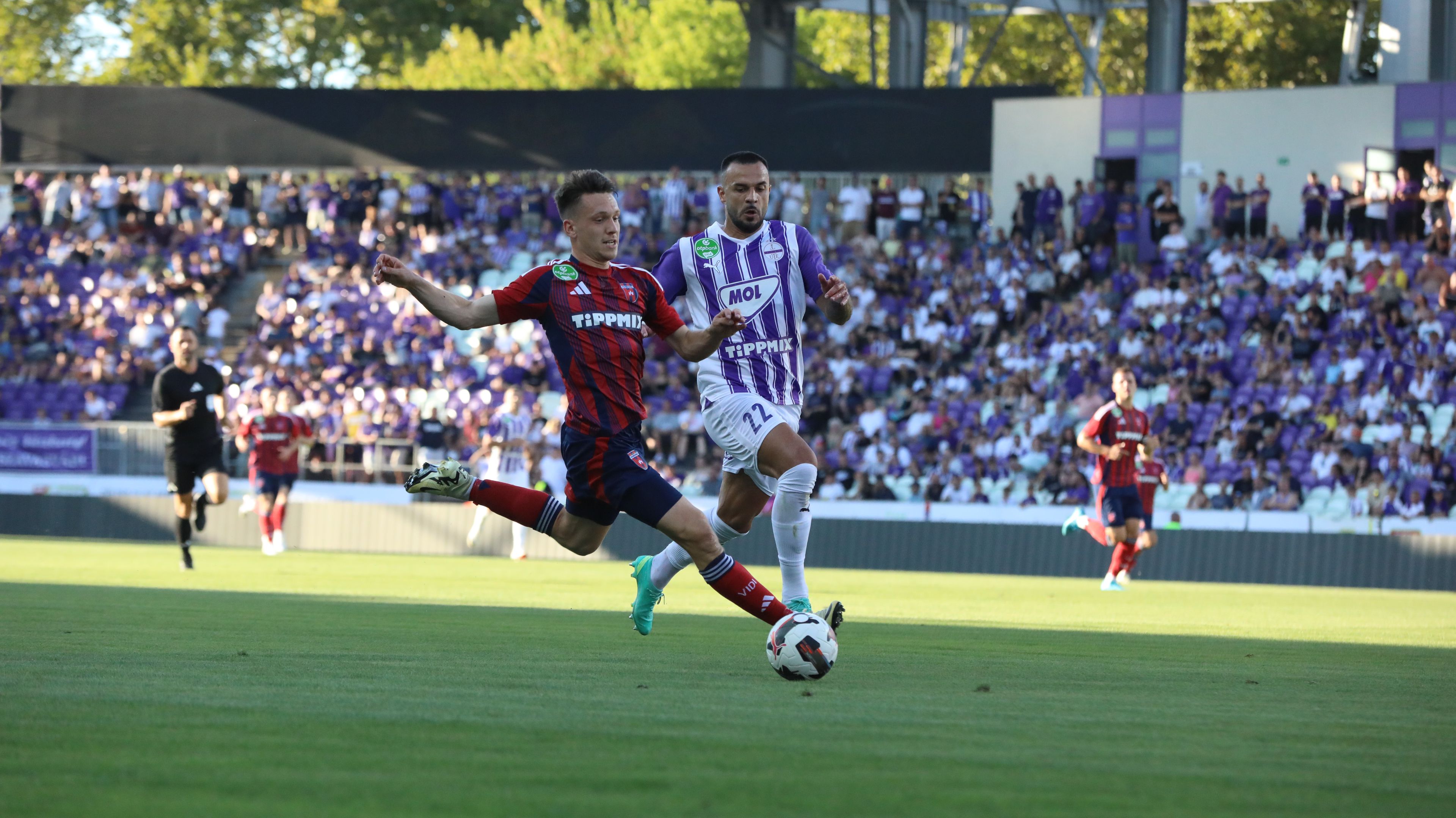 Az Újpest ezúttal jól játszott (Fotó: Juhász Sára)