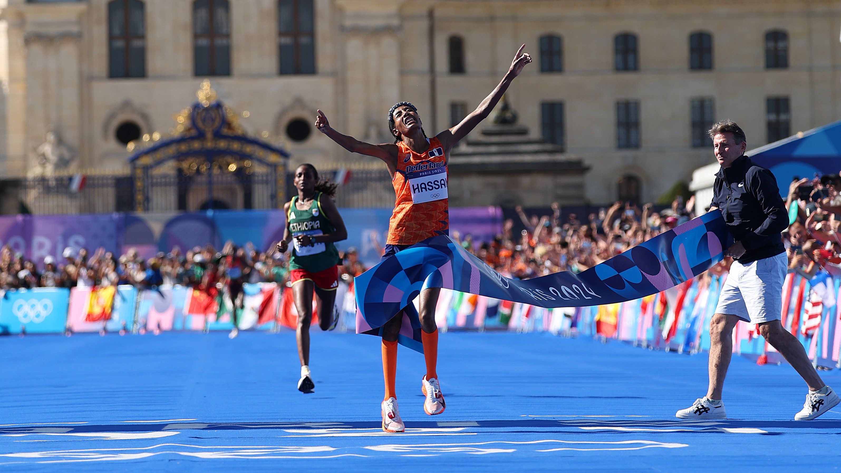 Sifan Hassan végleg bekerült a hosszútávfutás halhatatlanjai közé (Fotó: Getty Images)