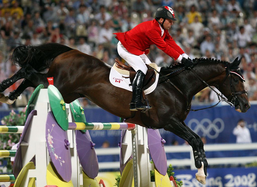 Amikor pozitív cikkek jelentek meg róla: Hickstead nyergében lett olimpiai bajnok 2008-ban. A csodás ló tragikus véget ért, három évvel később egy veronai versenyen a szívében szétreped egy aorta (Fotó: Getty Images)