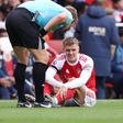 Háromszor kellett lecserélni az Arsenal játékosát sérülés miatt ebben a szezonban