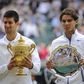 Djokovics (bal) és Nadal 14 évvel ezelőtt