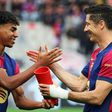 Aggódhatnak a Barcánál, Lewandowski megsérült