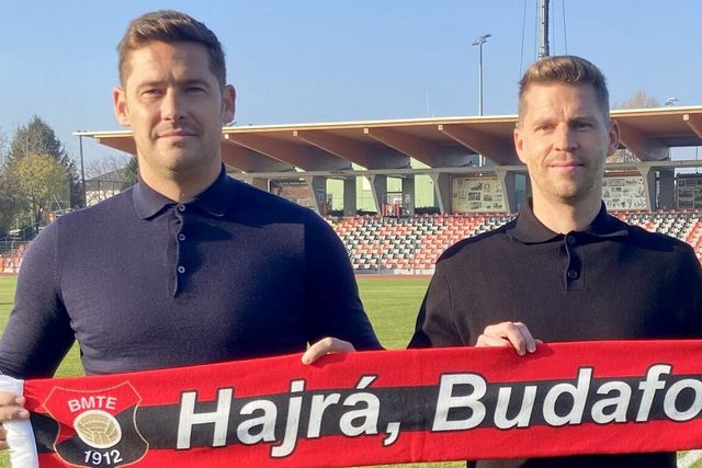 Nikházi Márk (képen jobbra) ismét Budafokon (Fotó: budafoki1912.hu)