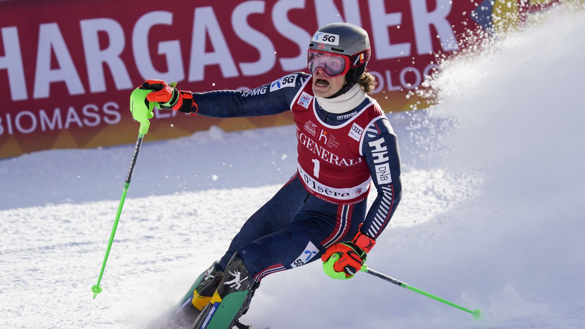 Lucas Braathen nyert Val d'Isere-ben az alpesisí vk-n