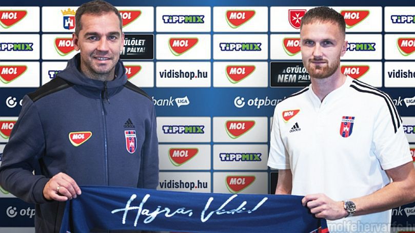 Kasper Larsen 2025 nyaráig írt alá Székesfehérváron (fotó: molfehervarfc.hu)