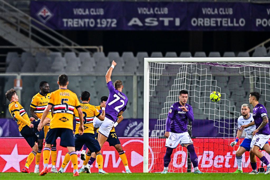 Antonín Barák szerezte a Sampdoria elleni kupameccs első gólját (Fotó: Getty Images)