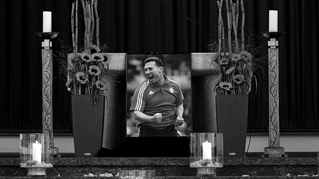 Fiától így búcsúztak 2015-ben. Beckenbauer soha nem tudta ezt a veszteséget feldolgozni  (Fotó: Getty Images)