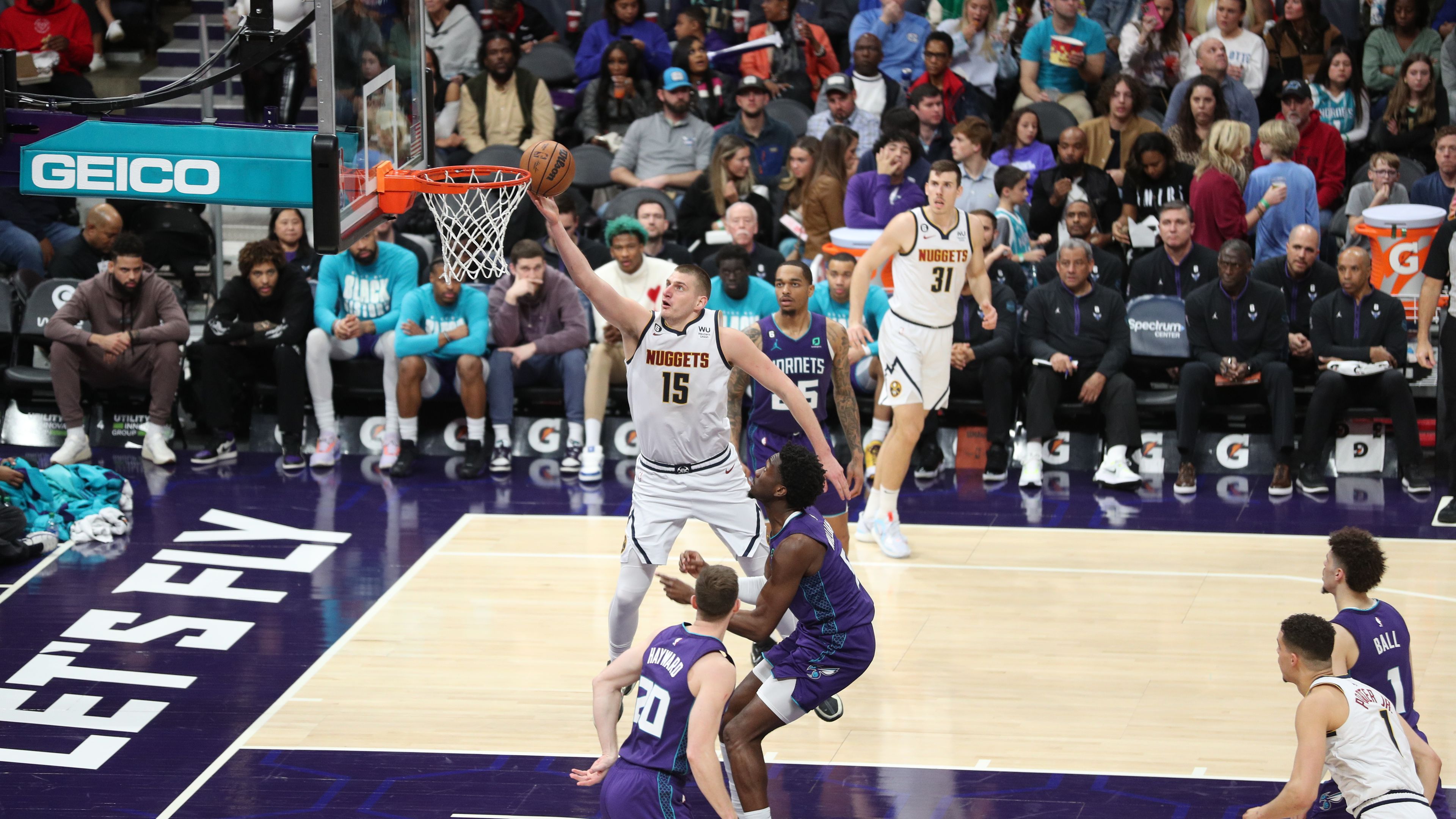 Nikola Jokics remekelt, nyert a Denver Nuggets (Fotó: Getty Images)