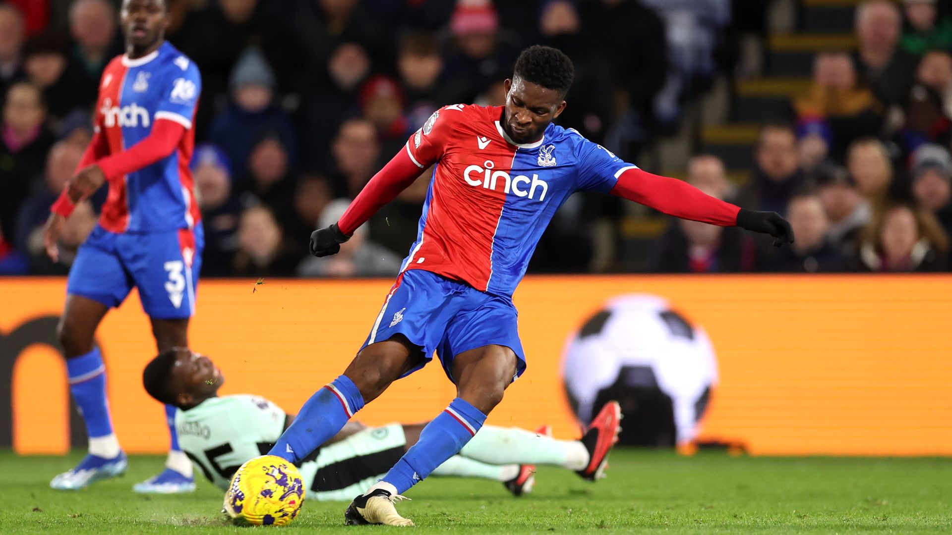 Jefferson Lerma bombagóljával még a Crystal Palace vezetett (Fotó: Getty Images)