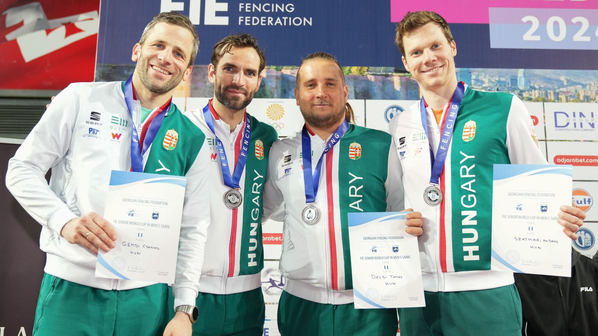 A magyar kardcsapatnak is megvan az olimpiai kvóta