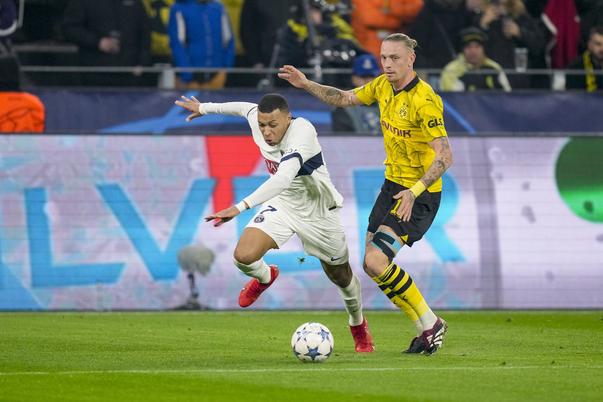 A PSG világbajnok ásza, Kylian Mbappé kőkemény csatára számíthat a Real Sociedad ellen Fotó: Getty Images