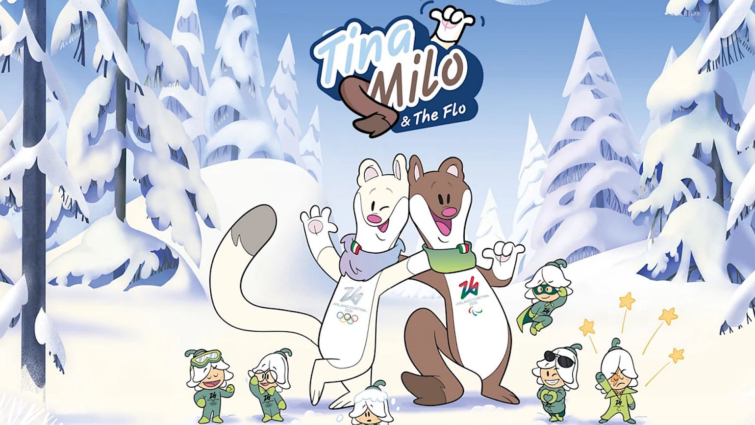 Tina és Milo lesznek a téli olimpia kabalafigurái (fotó: olympics.com)