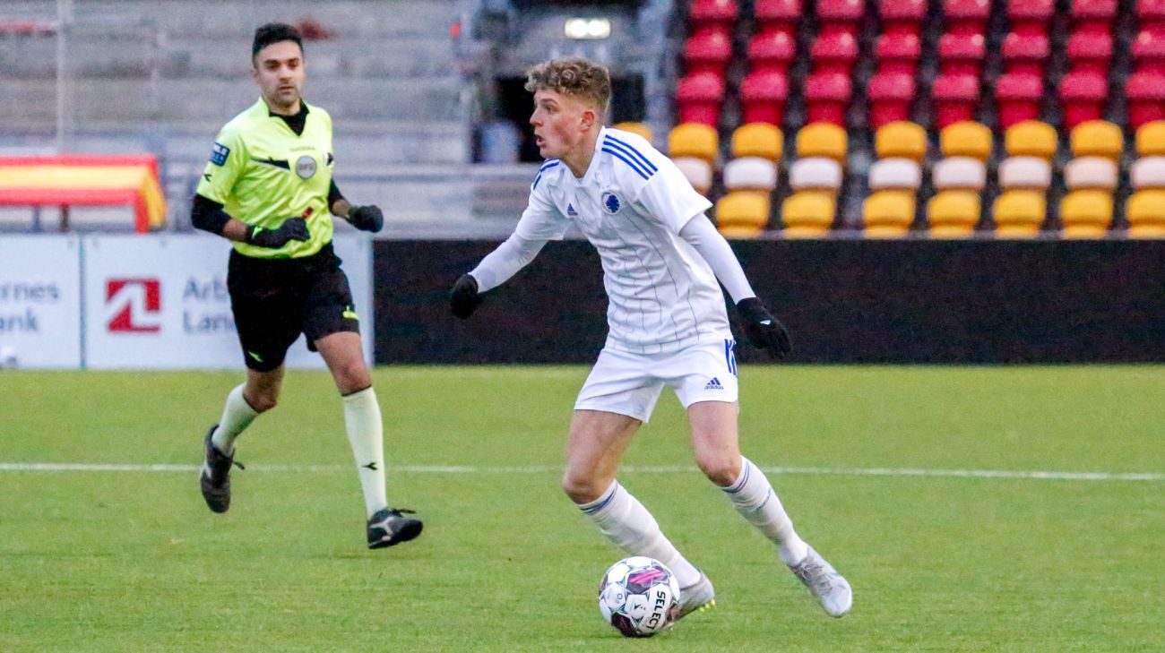 Két gólt szerzett a nyolcszoros U17-es válogatott Németh (Kép: FC Köbenhavn)